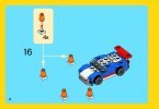 Istruzioni per la Costruzione - LEGO - Creator - 31027 - Auto da corsa blu: Page 14