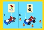 Istruzioni per la Costruzione - LEGO - Creator - 31027 - Auto da corsa blu: Page 29