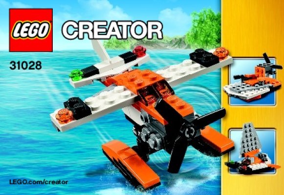 Istruzioni per la Costruzione - LEGO - Creator - 31028 - Idrovolante: Page 1