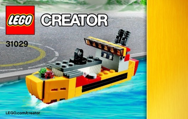 Istruzioni per la Costruzione - LEGO - Creator - 31029 - Elicottero da carico: Page 1