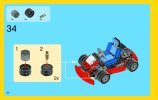 Istruzioni per la Costruzione - LEGO - Creator - 31030 - Go-Kart rosso: Page 30