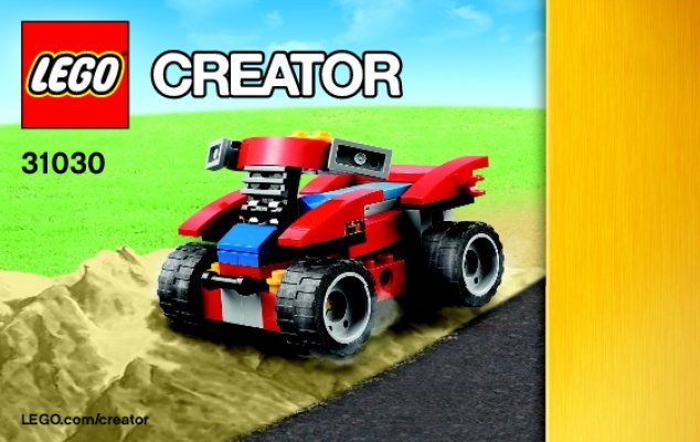 Istruzioni per la Costruzione - LEGO - Creator - 31030 - Go-Kart rosso: Page 1