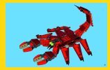 Istruzioni per la Costruzione - LEGO - Creator - 31032 - Creature di fuoco: Page 31