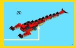 Istruzioni per la Costruzione - LEGO - Creator - 31032 - Creature di fuoco: Page 19