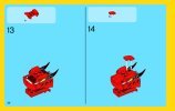 Istruzioni per la Costruzione - LEGO - Creator - 31032 - Creature di fuoco: Page 36