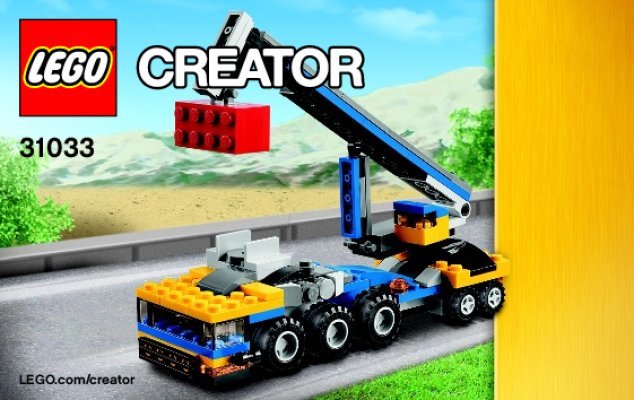 Istruzioni per la Costruzione - LEGO - Creator - 31033 - Bisarca: Page 1