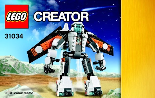 Istruzioni per la Costruzione - LEGO - Creator - 31034 - Robot Volanti: Page 1