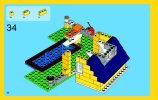 Istruzioni per la Costruzione - LEGO - Creator - 31035 - Cabina da spiaggia: Page 36