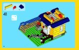 Istruzioni per la Costruzione - LEGO - Creator - 31035 - Cabina da spiaggia: Page 44