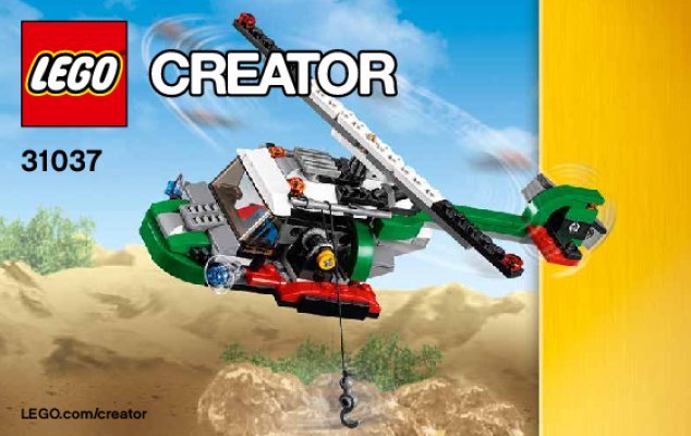 Istruzioni per la Costruzione - LEGO - Creator - 31037 - Veicoli d'avventura: Page 1