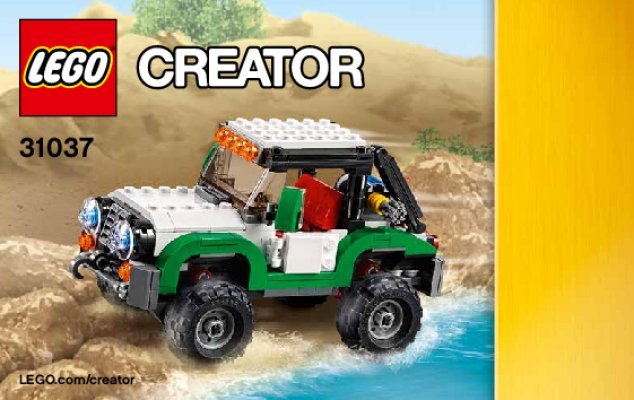 Istruzioni per la Costruzione - LEGO - Creator - 31037 - Veicoli d'avventura: Page 1