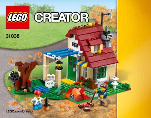 Istruzioni per la Costruzione - LEGO - Creator - 31038 - Le 4 stagioni: Page 1