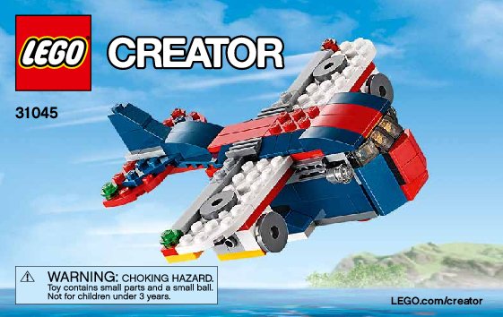 Istruzioni per la Costruzione - LEGO - Creator - 31045 - L' esploratore dell'oceano: Page 1