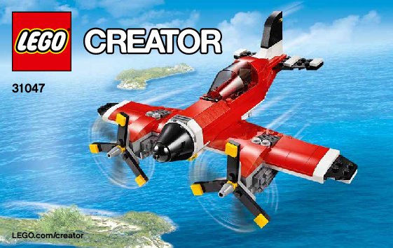 Istruzioni per la Costruzione - LEGO - Creator - 31047 - Aereo a elica: Page 1