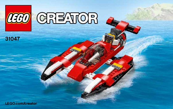 Istruzioni per la Costruzione - LEGO - Creator - 31047 - Aereo a elica: Page 1