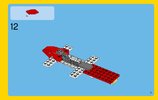 Istruzioni per la Costruzione - LEGO - Creator - 31047 - Aereo a elica: Page 11