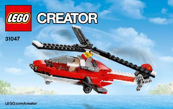 Istruzioni per la Costruzione - LEGO - Creator - 31047 - Aereo a elica: Page 1