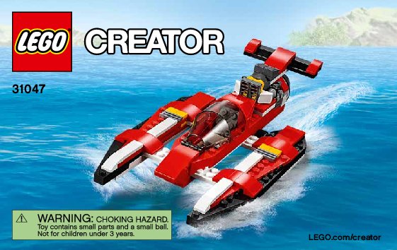 Istruzioni per la Costruzione - LEGO - Creator - 31047 - Aereo a elica: Page 1