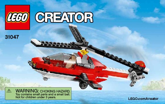 Istruzioni per la Costruzione - LEGO - Creator - 31047 - Aereo a elica: Page 1