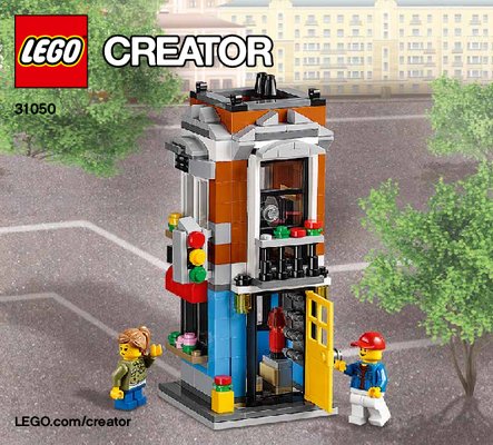 Istruzioni per la Costruzione - LEGO - Creator - 31050 - La drogheria: Page 1