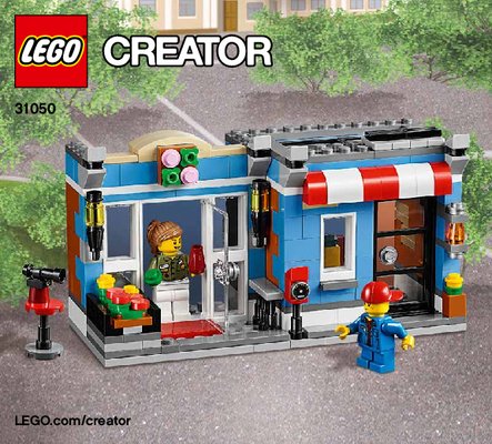 Istruzioni per la Costruzione - LEGO - Creator - 31050 - La drogheria: Page 1