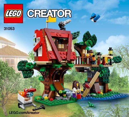 Istruzioni per la Costruzione - LEGO - Creator - 31053 - Avventure sulla casa sull'albero: Page 1