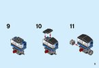 Istruzioni per la Costruzione - LEGO - Creator - 31054 - Locomotiva Blu: Page 5