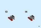 Istruzioni per la Costruzione - LEGO - Creator - 31055 - Bolide rosso: Page 43