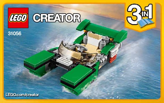 Istruzioni per la Costruzione - LEGO - Creator - 31056 - Decappottabile verde: Page 1