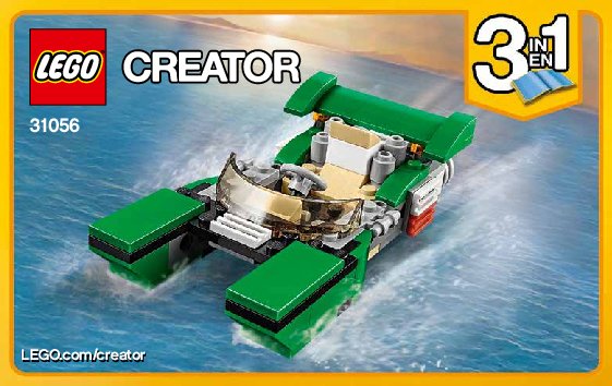 Istruzioni per la Costruzione - LEGO - Creator - 31056 - Decappottabile verde: Page 1