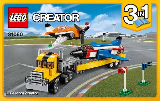 Istruzioni per la Costruzione - LEGO - Creator - 31060 - Campioni di acrobazie: Page 1