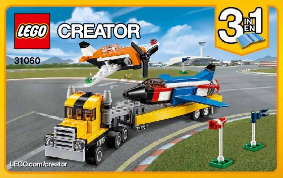 Istruzioni per la Costruzione - LEGO - Creator - 31060 - Campioni di acrobazie: Page 1