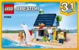 Istruzioni per la Costruzione - LEGO - Creator - 31063 - Vacanza al mare: Page 1