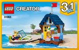 Istruzioni per la Costruzione - LEGO - Creator - 31063 - Vacanza al mare: Page 1