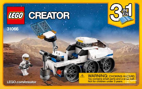 Istruzioni per la Costruzione - LEGO - Creator - 31066 - Esploratore spaziale: Page 1