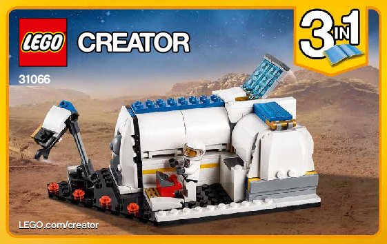 Istruzioni per la Costruzione - LEGO - Creator - 31066 - Esploratore spaziale: Page 1