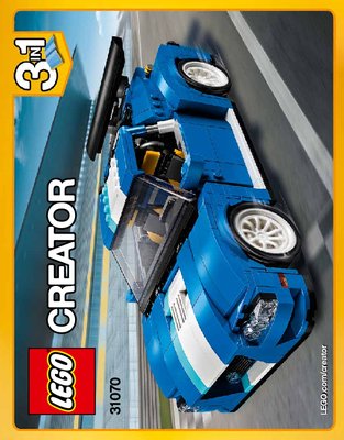 Istruzioni per la Costruzione - LEGO - Creator - 31070 - Auto da corsa: Page 1