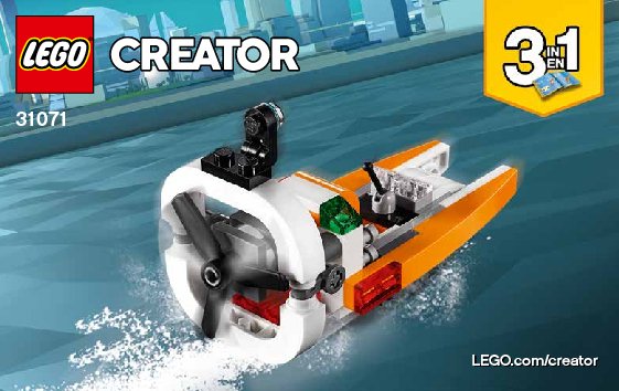 Istruzioni per la Costruzione - LEGO - 31071 - Drone Explorer: Page 1