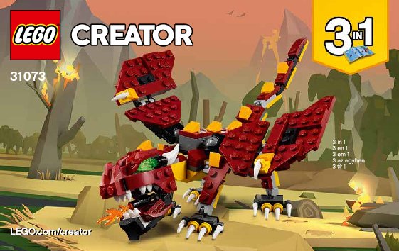 Istruzioni per la Costruzione - LEGO - 31073 - Mythical Creatures: Page 1