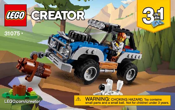 Istruzioni per la Costruzione - LEGO - 31075 - Outback Adventures: Page 1