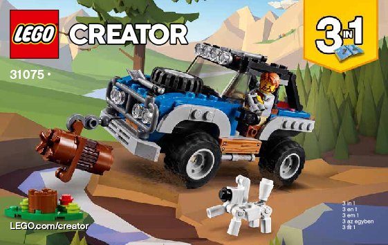 Istruzioni per la Costruzione - LEGO - 31075 - Outback Adventures: Page 1