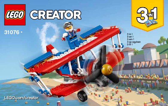 Istruzioni per la Costruzione - LEGO - 31076 - Daredevil Stunt Plane: Page 1