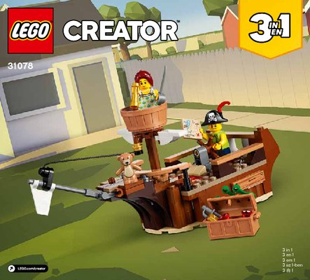 Istruzioni per la Costruzione - LEGO - 31078 - Treehouse Treasures: Page 1