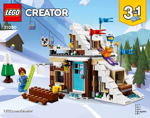 Istruzioni per la Costruzione - LEGO - 31080 - Modular Winter Vacation: Page 1