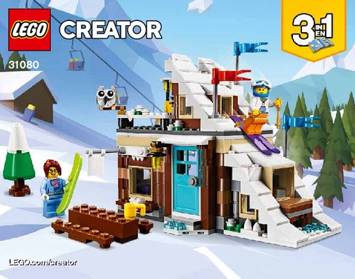 Istruzioni per la Costruzione - LEGO - 31080 - Modular Winter Vacation: Page 1