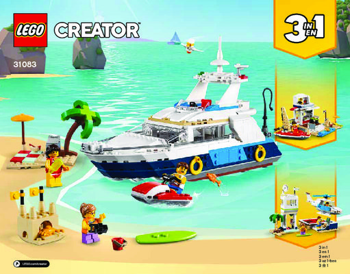 Istruzioni per la Costruzione - LEGO - 31083 - Cruising Adventures: Page 1