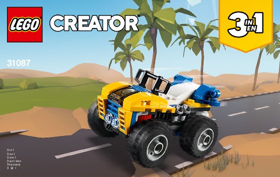 Istruzioni per la Costruzione - LEGO - 31087 - Dune Buggy: Page 1