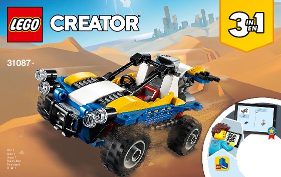 Istruzioni per la Costruzione - LEGO - 31087 - Dune Buggy: Page 1