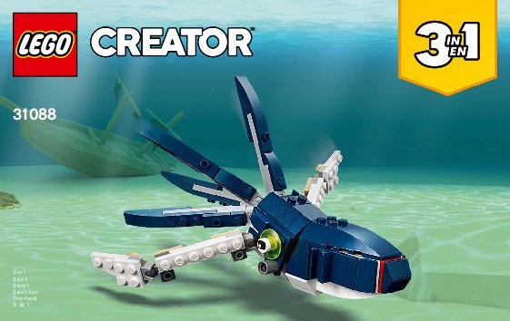 Istruzioni per la Costruzione - LEGO - 31088 - Deep Sea Creatures: Page 1