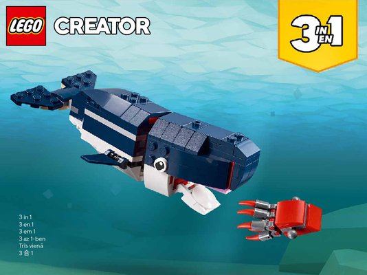 Istruzioni per la Costruzione - LEGO - 31088 - Deep Sea Creatures: Page 1